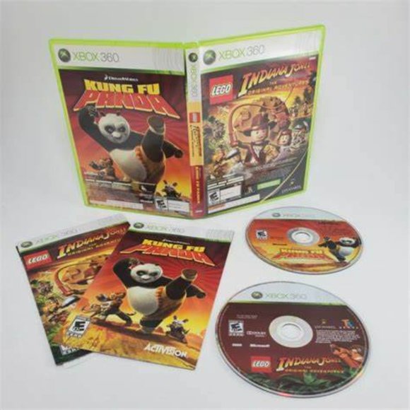 LEGO Indiana Jones and Kung Fu Panda Combo for Xbox 360 - Picture 1 of 5